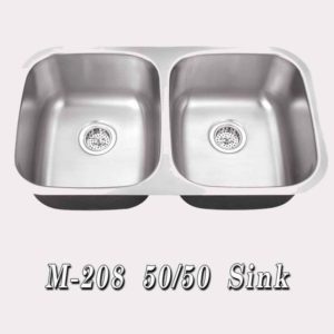 Classic Style 50/50 Kitchen Sink for Quartz or Granite Countertops, Royal Granite LLC.